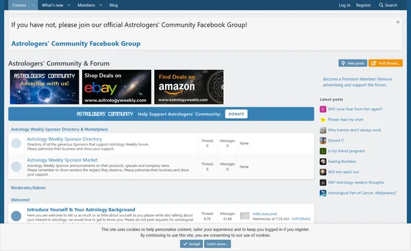 Forum Settimanale di Astrologia